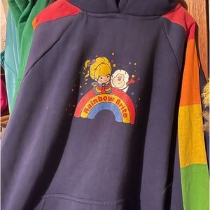 Rainbow Brite Vintage Rainbow Hoodie xl